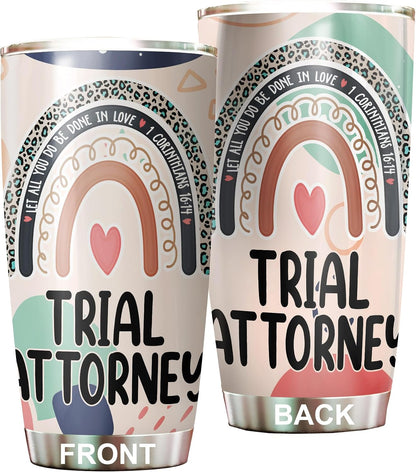 Let All You Do Be Done In Love Postal Clerk Tumbler Stainless Steel 20oz, Office Gifts Women Men Work Friends Coworker, Driking Coffee Cup For Birthday Christmas - Colors M