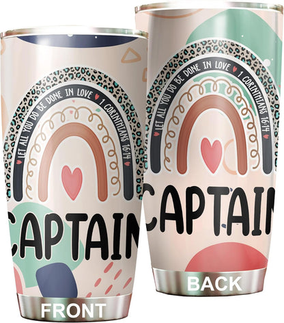 Let All You Do Be Done In Love Postal Clerk Tumbler Stainless Steel 20oz, Office Gifts Women Men Work Friends Coworker, Driking Coffee Cup For Birthday Christmas - Colors D