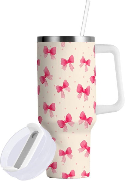 Monkey Face Banana 30 oz Tumbler with Handle and Straw Lid, Insulated Stainless Steel Water Bottle Portable Travel Coffee Tea Mug Cup - Colors A