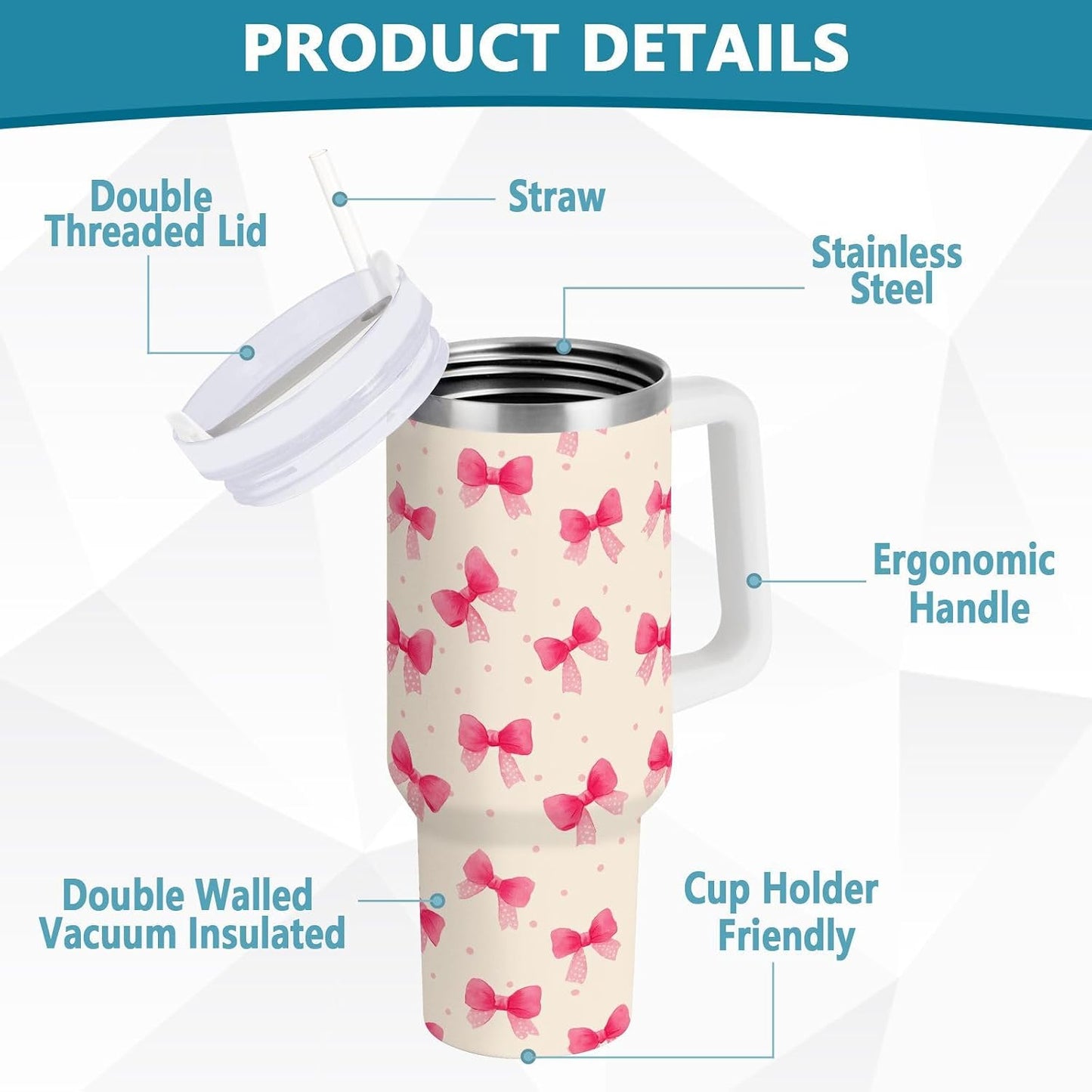 Monkey Face Banana 30 oz Tumbler with Handle and Straw Lid, Insulated Stainless Steel Water Bottle Portable Travel Coffee Tea Mug Cup - Colors A