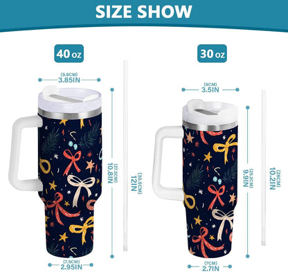 Monkey Face Banana 30 oz Tumbler with Handle and Straw Lid, Insulated Stainless Steel Water Bottle Portable Travel Coffee Tea Mug Cup - Colors A