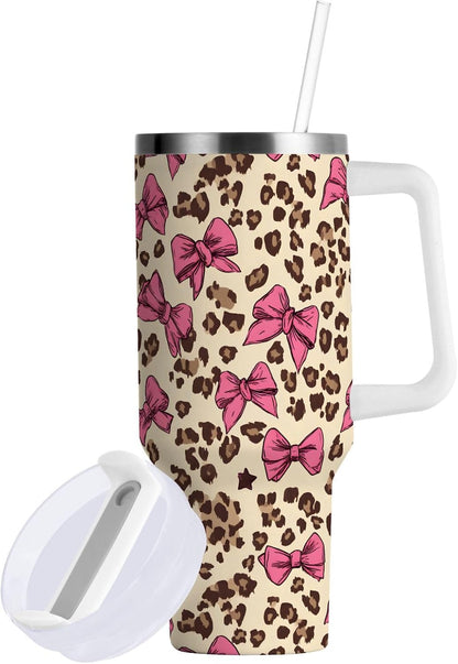 Monkey Face Banana 30 oz Tumbler with Handle and Straw Lid, Insulated Stainless Steel Water Bottle Portable Travel Coffee Tea Mug Cup - Colors A