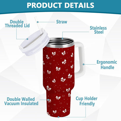 Monkey Face Banana 30 oz Tumbler with Handle and Straw Lid, Insulated Stainless Steel Water Bottle Portable Travel Coffee Tea Mug Cup - Colors A