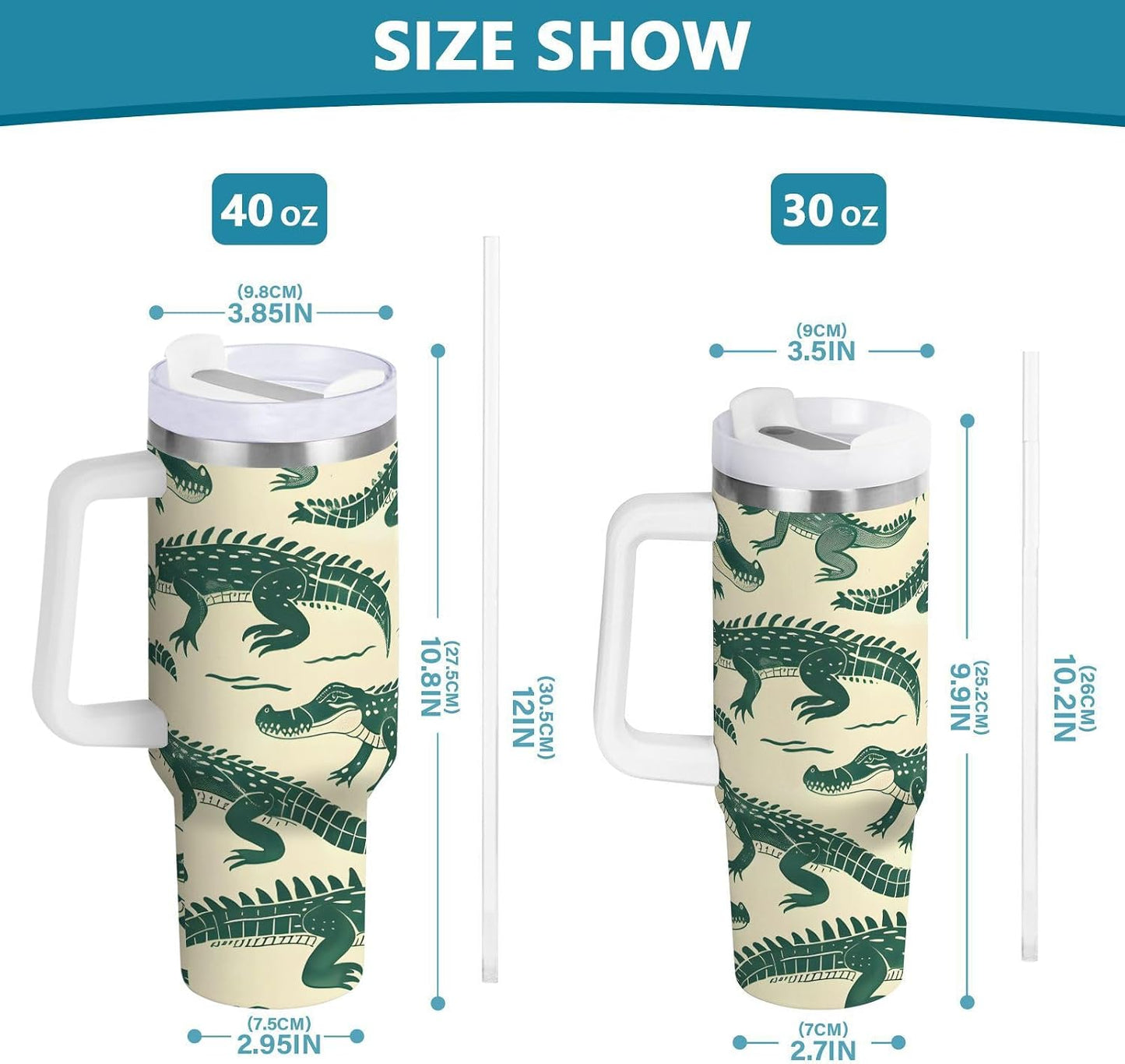 Monkey Face Banana 30 oz Tumbler with Handle and Straw Lid, Insulated Stainless Steel Water Bottle Portable Travel Coffee Tea Mug Cup - Colors A