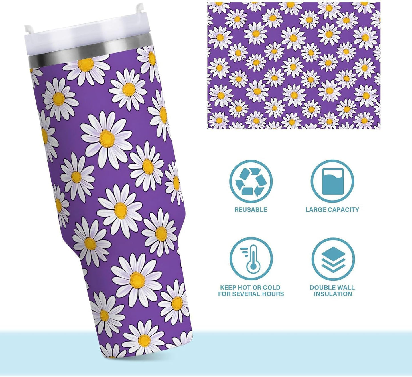 Monkey Face Banana 30 oz Tumbler with Handle and Straw Lid, Insulated Stainless Steel Water Bottle Portable Travel Coffee Tea Mug Cup - Colors A