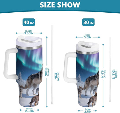Monkey Face Banana 30 oz Tumbler with Handle and Straw Lid, Insulated Stainless Steel Water Bottle Portable Travel Coffee Tea Mug Cup - Colors A