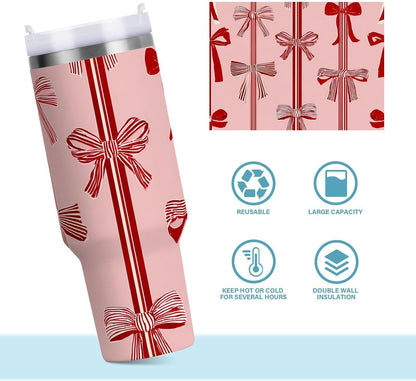 Monkey Face Banana 30 oz Tumbler with Handle and Straw Lid, Insulated Stainless Steel Water Bottle Portable Travel Coffee Tea Mug Cup - Colors A