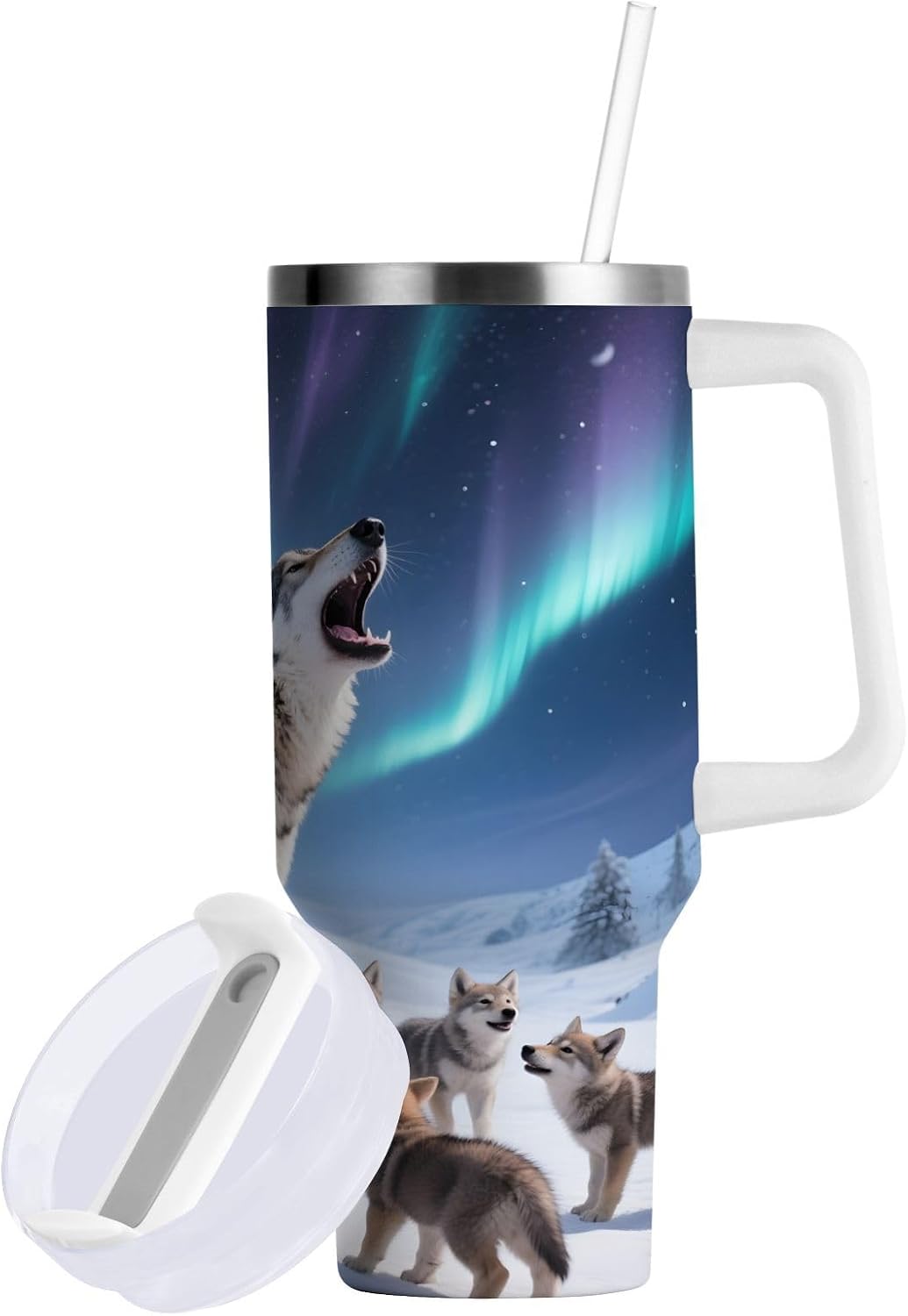 Monkey Face Banana 30 oz Tumbler with Handle and Straw Lid, Insulated Stainless Steel Water Bottle Portable Travel Coffee Tea Mug Cup - Colors A