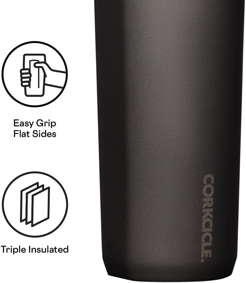 Commuter Cup Travel Mug - Insulated Coffee Mug with Lid - Keeps Drinks Cold 18 Hours - 360° Spill-Proof Sip Lid - Holiday Gift - Great for Gifting Warmth - 17 oz - Powder Blue