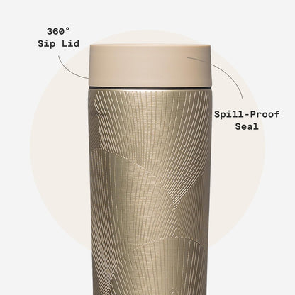 Commuter Cup Travel Mug - Insulated Coffee Mug with Lid - Keeps Drinks Cold 18 Hours - 360° Spill-Proof Sip Lid - Holiday Gift - Great for Gifting Warmth - 17 oz - Powder Blue