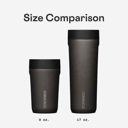 Commuter Cup Travel Mug - Insulated Coffee Mug with Lid - Keeps Drinks Cold 18 Hours - 360° Spill-Proof Sip Lid - Holiday Gift - Great for Gifting Warmth - 17 oz - Powder Blue