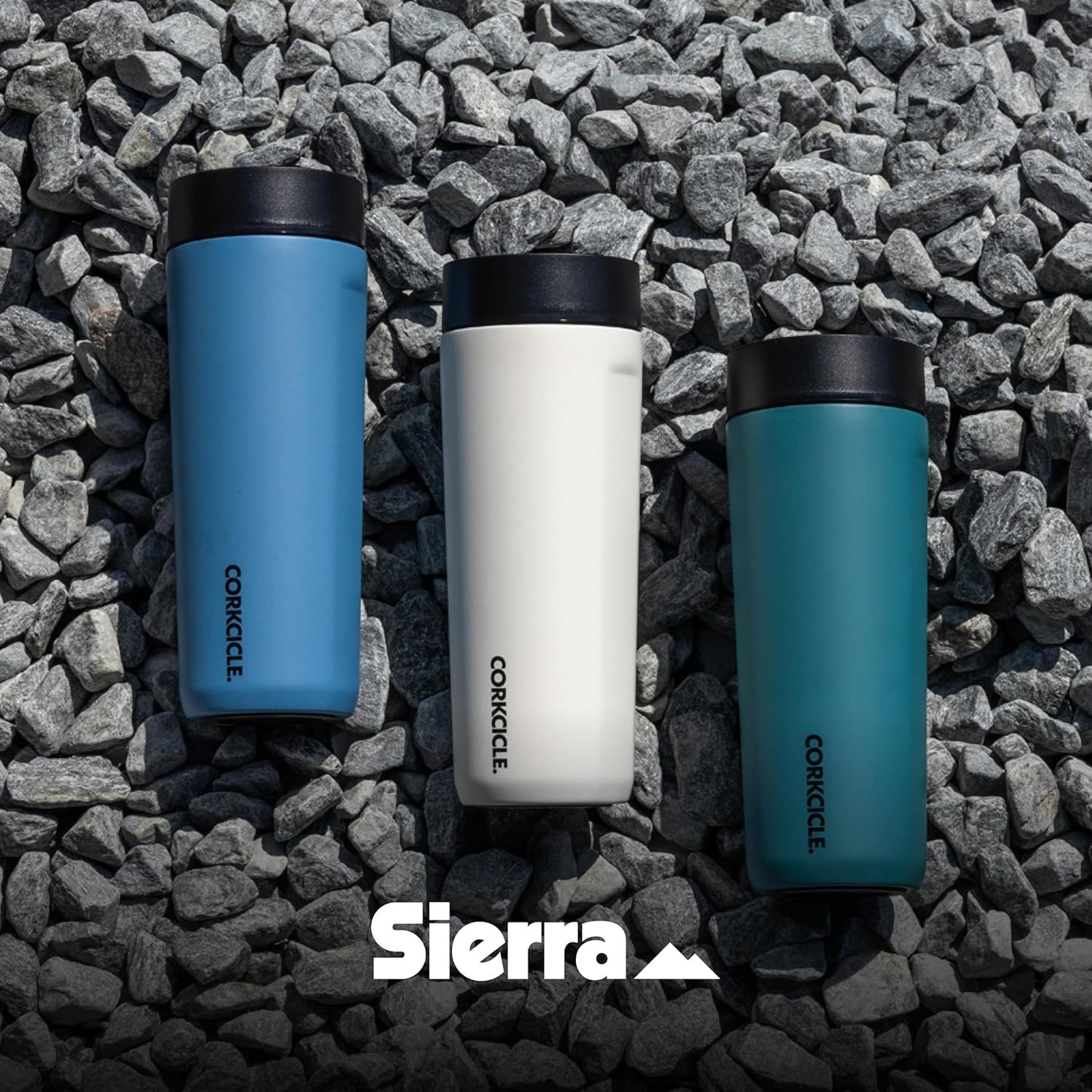 Commuter Cup Travel Mug - Insulated Coffee Mug with Lid - Keeps Drinks Cold 18 Hours - 360° Spill-Proof Sip Lid - Holiday Gift - Great for Gifting Warmth - 17 oz - Powder Blue
