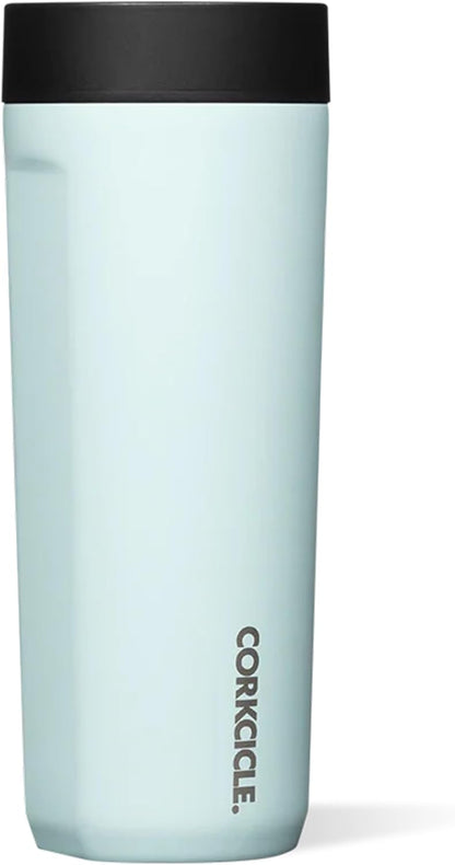 Commuter Cup Travel Mug - Insulated Coffee Mug with Lid - Keeps Drinks Cold 18 Hours - 360° Spill-Proof Sip Lid - Holiday Gift - Great for Gifting Warmth - 17 oz - Powder Blue