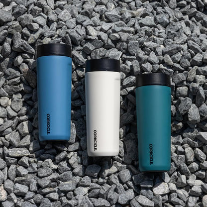 Commuter Cup Travel Mug - Insulated Coffee Mug with Lid - Keeps Drinks Cold 18 Hours - 360° Spill-Proof Sip Lid - Holiday Gift - Great for Gifting Warmth - 17 oz - Powder Blue