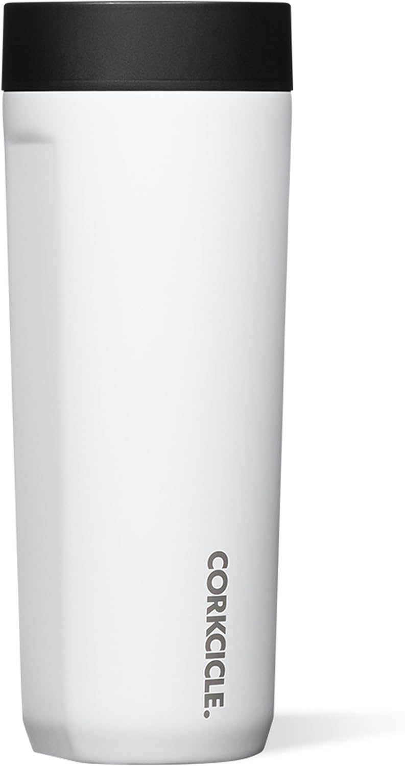 Commuter Cup Travel Mug - Insulated Coffee Mug with Lid - Keeps Drinks Cold 18 Hours - 360° Spill-Proof Sip Lid - Holiday Gift - Great for Gifting Warmth - 17 oz - Powder Blue