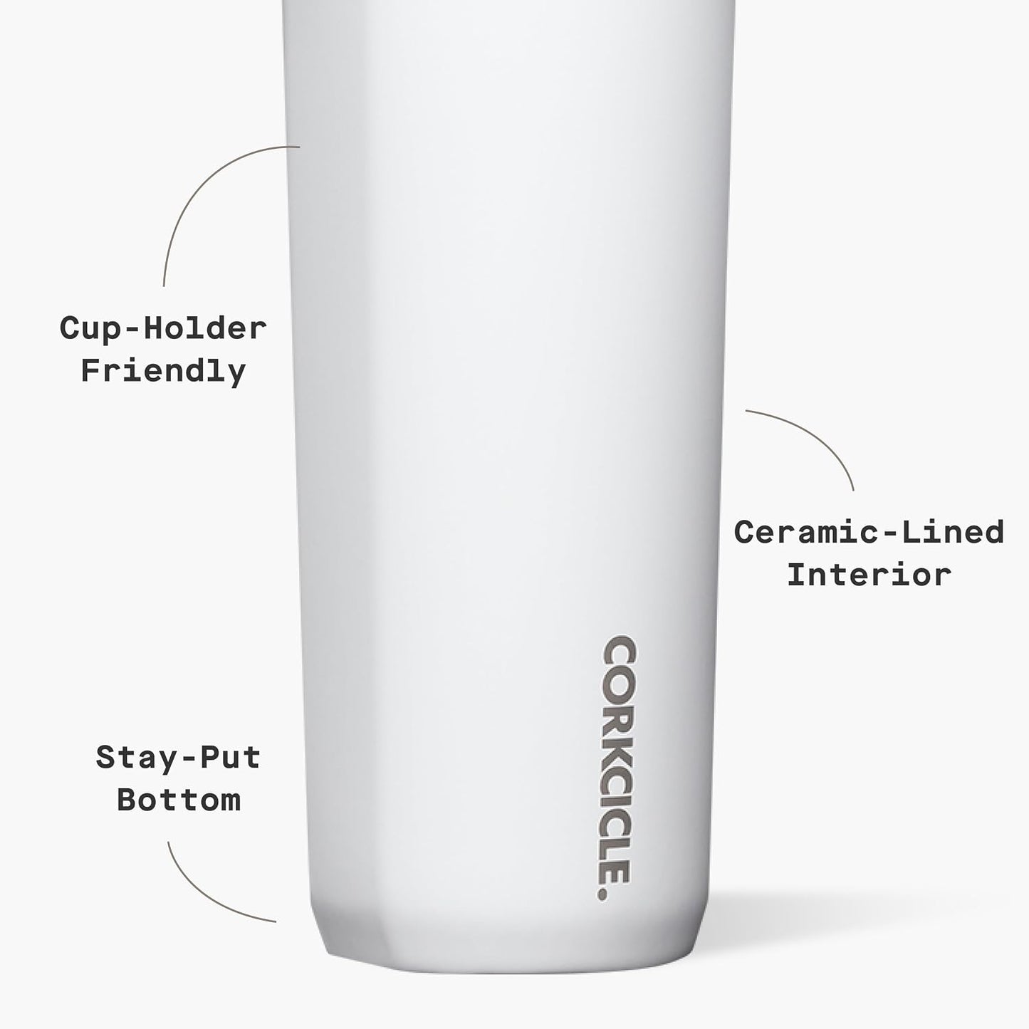 Commuter Cup Travel Mug - Insulated Coffee Mug with Lid - Keeps Drinks Cold 18 Hours - 360° Spill-Proof Sip Lid - Holiday Gift - Great for Gifting Warmth - 17 oz - Powder Blue
