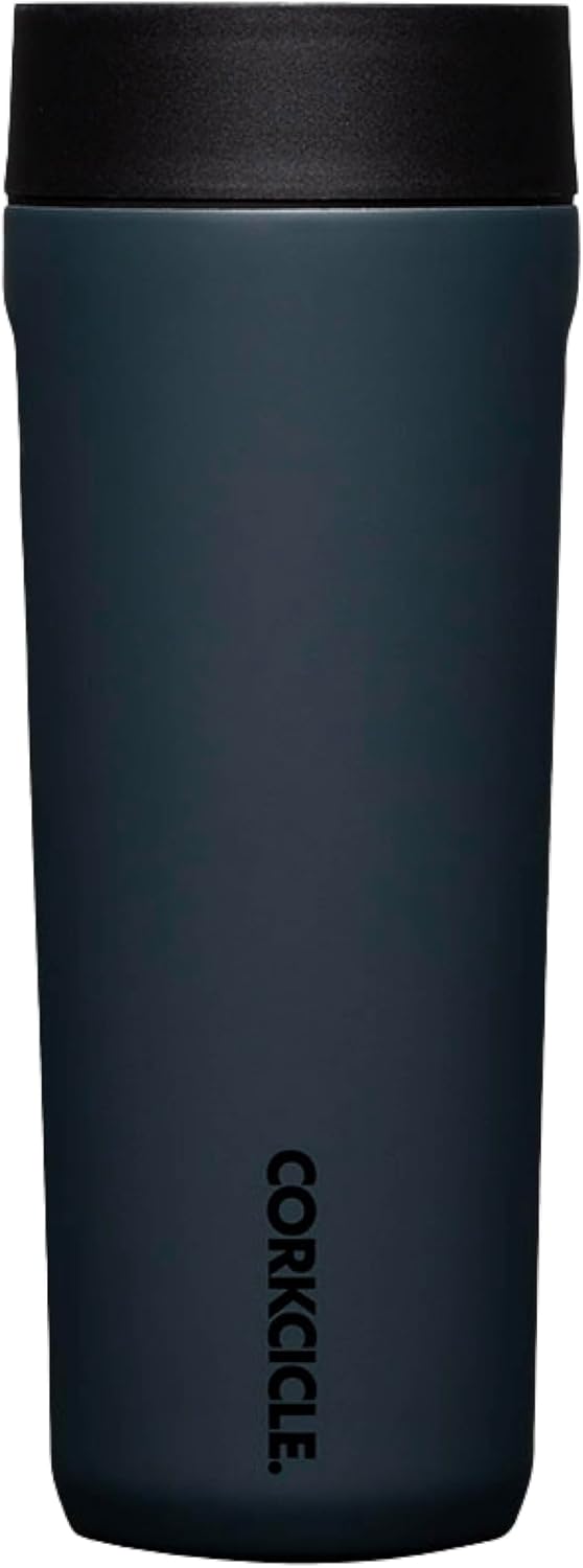 Commuter Cup Travel Mug - Insulated Coffee Mug with Lid - Keeps Drinks Cold 18 Hours - 360° Spill-Proof Sip Lid - Holiday Gift - Great for Gifting Warmth - 17 oz - Powder Blue