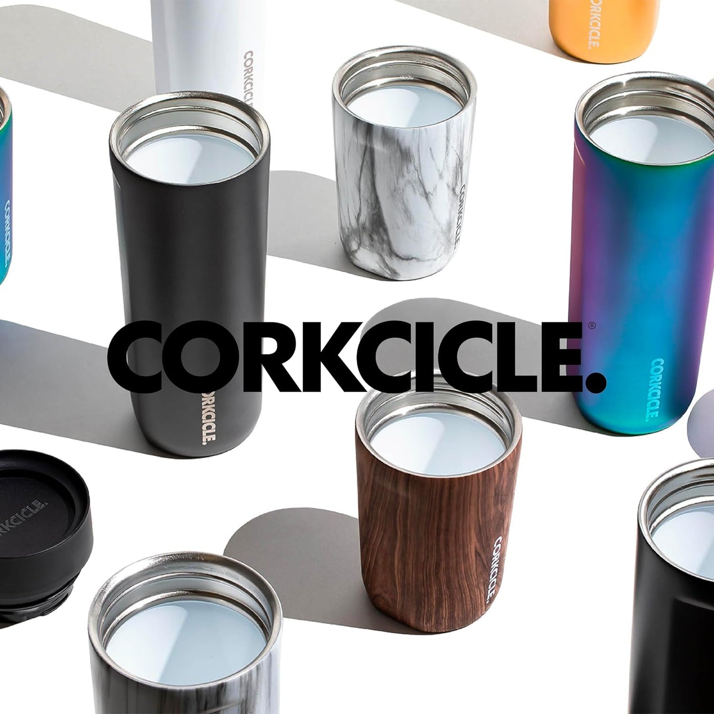 Commuter Cup Travel Mug - Insulated Coffee Mug with Lid - Keeps Drinks Cold 18 Hours - 360° Spill-Proof Sip Lid - Holiday Gift - Great for Gifting Warmth - 17 oz - Powder Blue