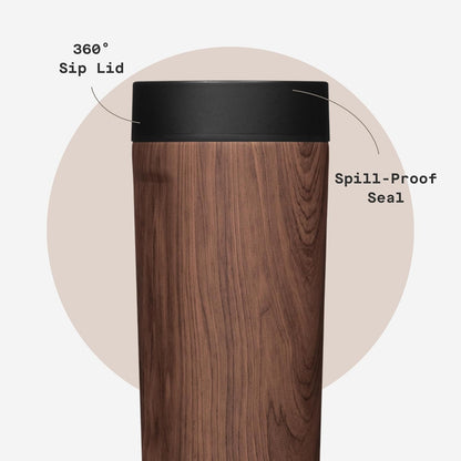 Commuter Cup Travel Mug - Insulated Coffee Mug with Lid - Keeps Drinks Cold 18 Hours - 360° Spill-Proof Sip Lid - Holiday Gift - Great for Gifting Warmth - 17 oz - Powder Blue