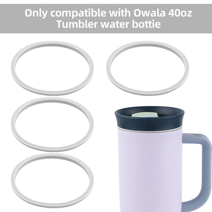 4pcs Gasket Replacement for Owala 40oz Tumbler