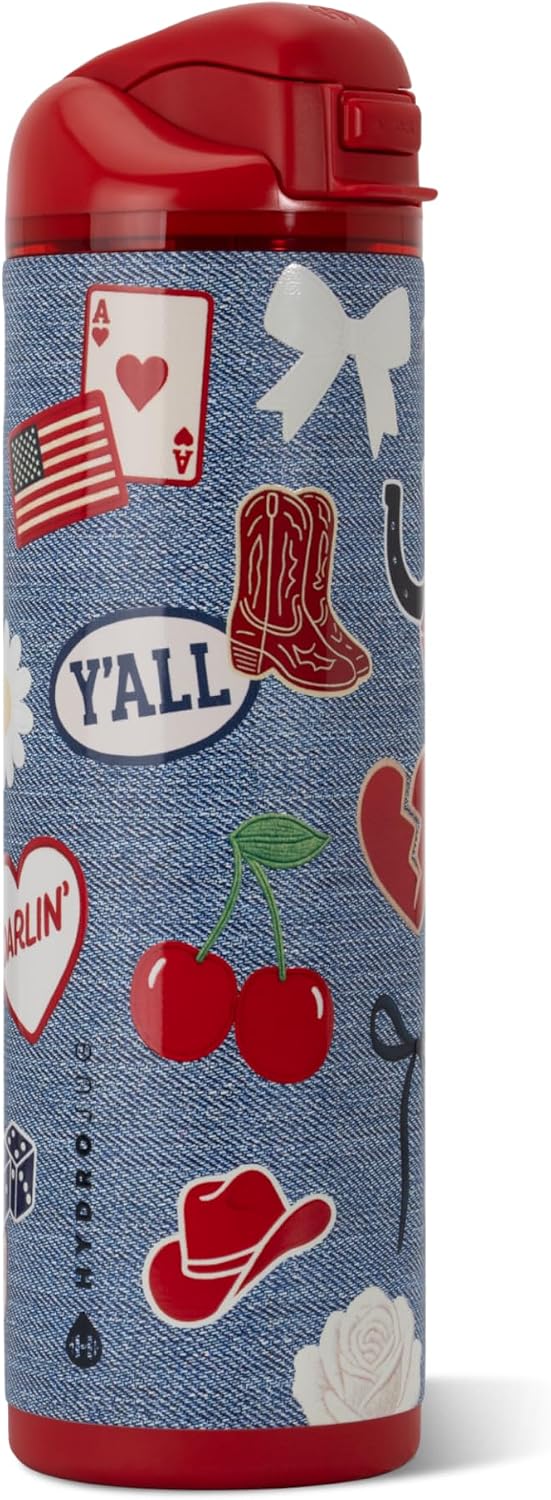 Ease2o 32oz Insulated Water Bottle, Straw & Chug, Sweet Pea