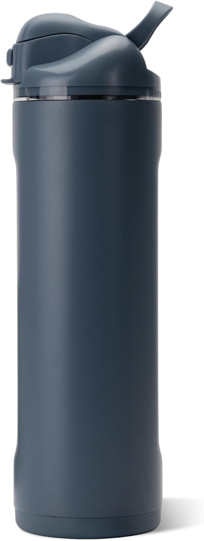 Ease2o 32oz Insulated Water Bottle, Straw & Chug, Sweet Pea