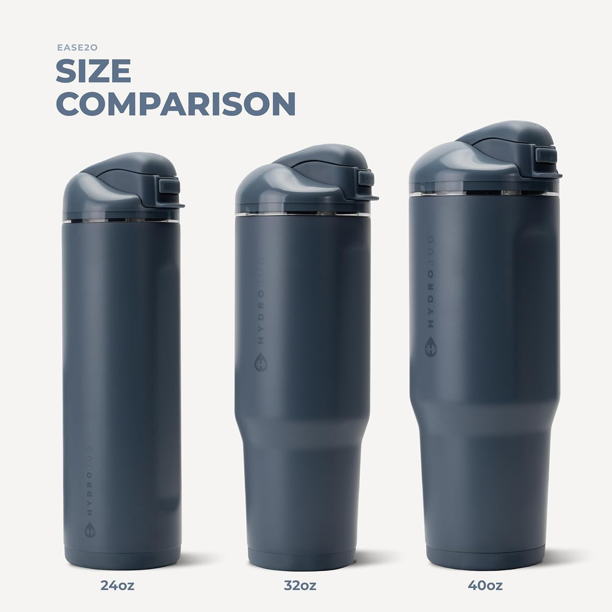 Ease2o 32oz Insulated Water Bottle, Straw & Chug, Sweet Pea
