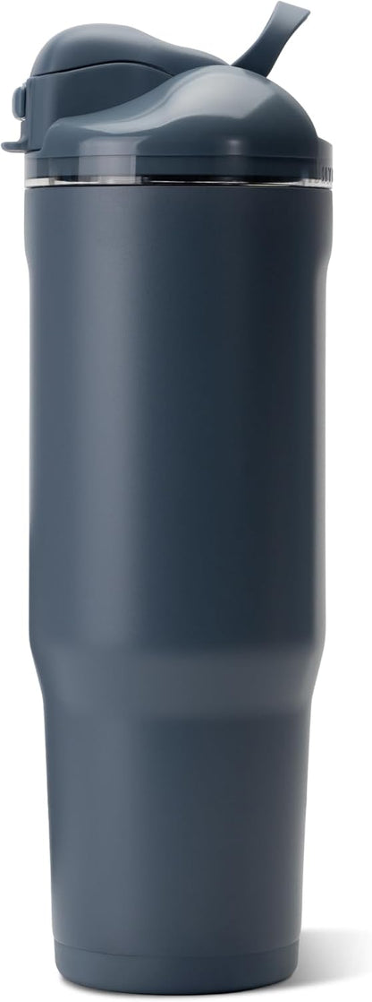 Ease2o 32oz Insulated Water Bottle, Straw & Chug, Sweet Pea