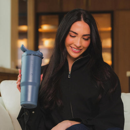 Ease2o 32oz Insulated Water Bottle, Straw & Chug, Sweet Pea