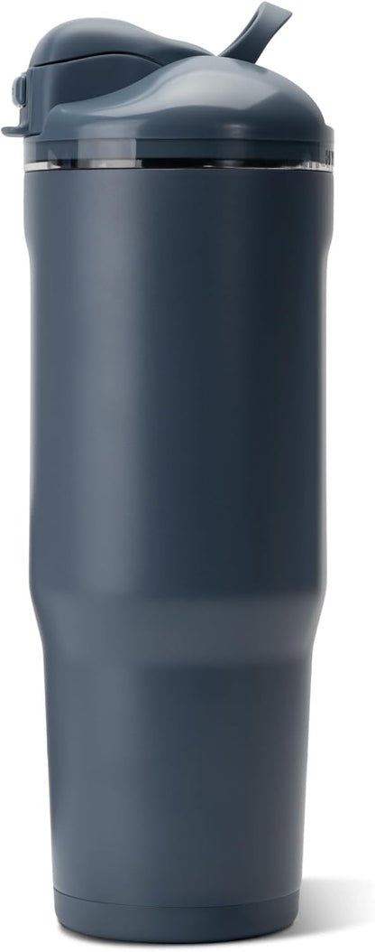 Ease2o 32oz Insulated Water Bottle, Straw & Chug, Sweet Pea