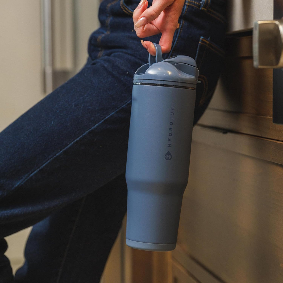 Ease2o 32oz Insulated Water Bottle, Straw & Chug, Sweet Pea