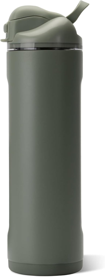 Ease2o 32oz Insulated Water Bottle, Straw & Chug, Sweet Pea