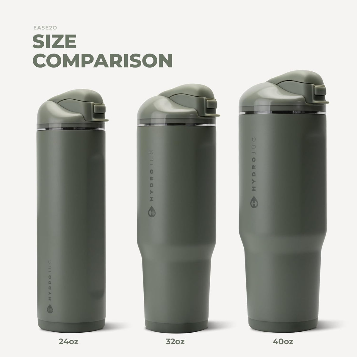 Ease2o 32oz Insulated Water Bottle, Straw & Chug, Sweet Pea