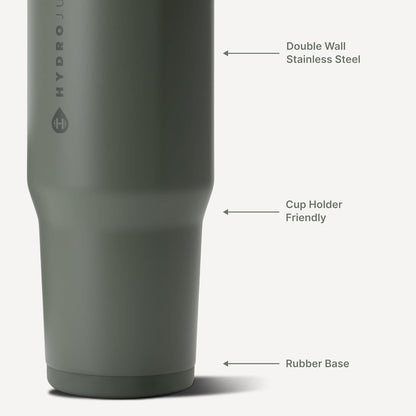 Ease2o 32oz Insulated Water Bottle, Straw & Chug, Sweet Pea