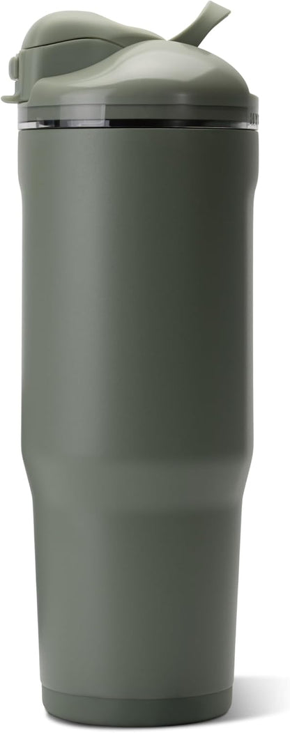 Ease2o 32oz Insulated Water Bottle, Straw & Chug, Sweet Pea