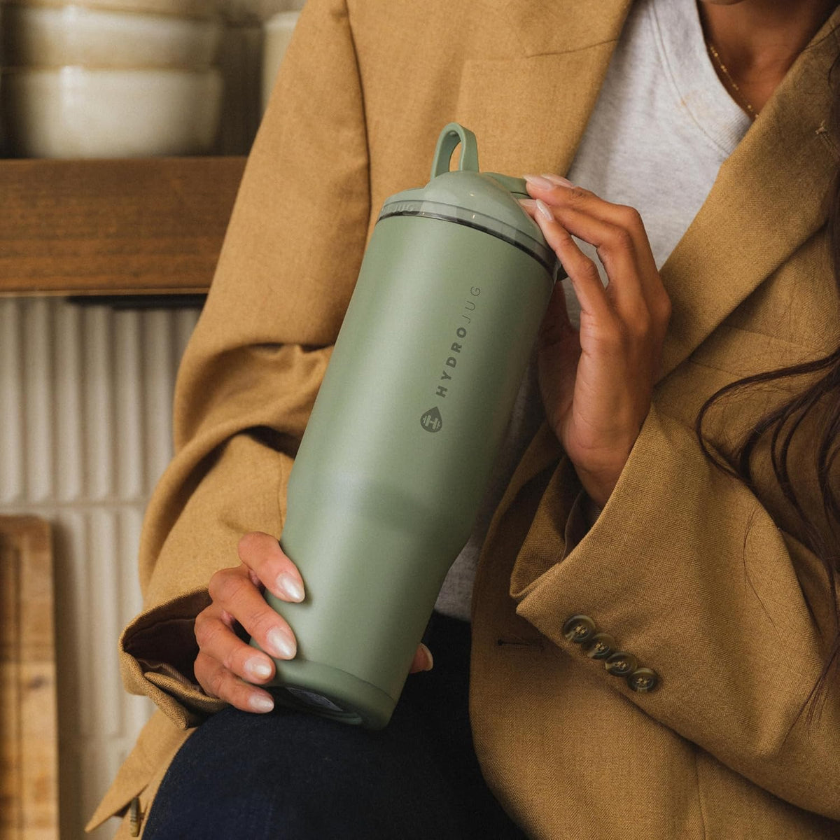 Ease2o 32oz Insulated Water Bottle, Straw & Chug, Sweet Pea