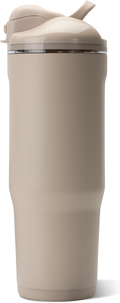 Ease2o 32oz Insulated Water Bottle, Straw & Chug, Sweet Pea