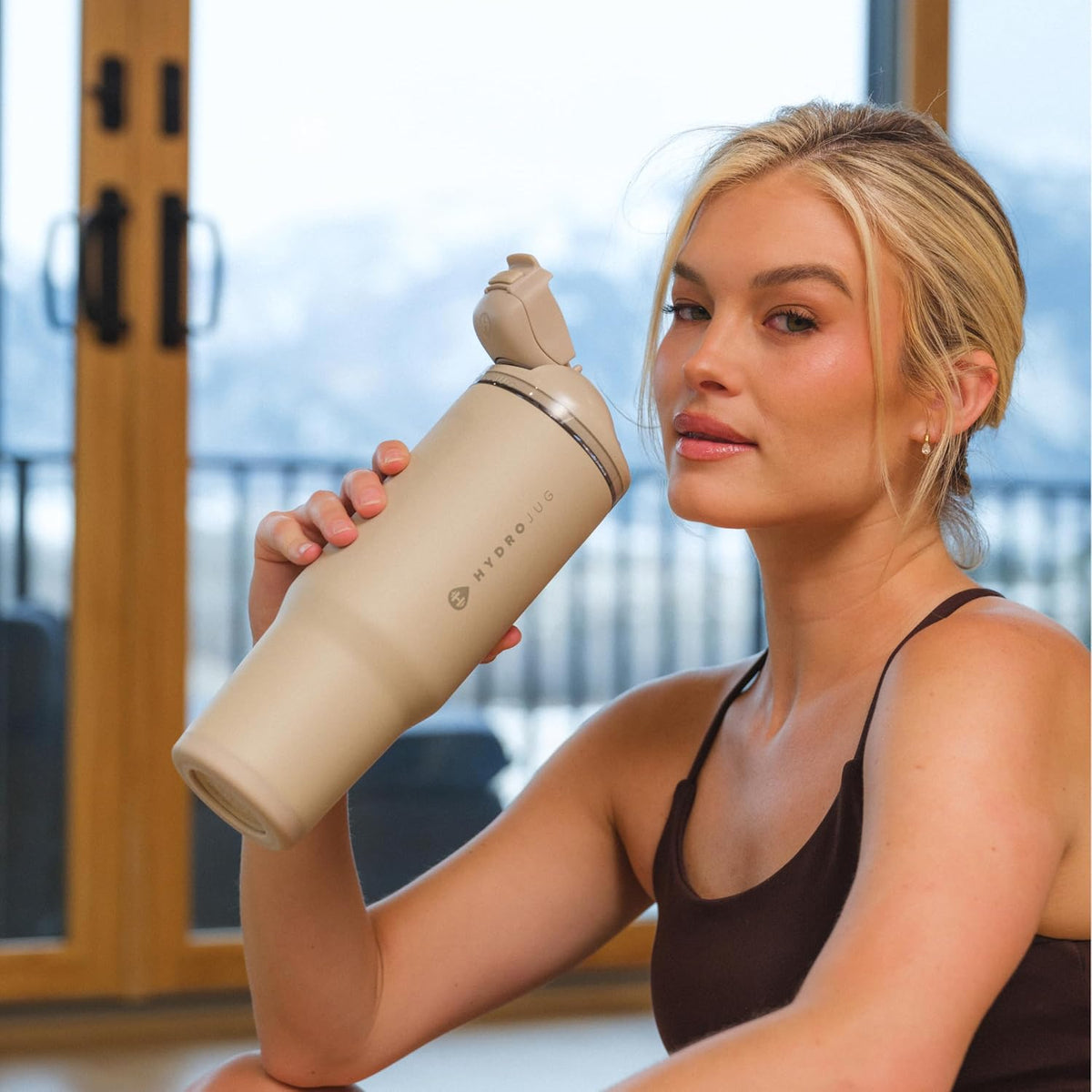 Ease2o 32oz Insulated Water Bottle, Straw & Chug, Sweet Pea