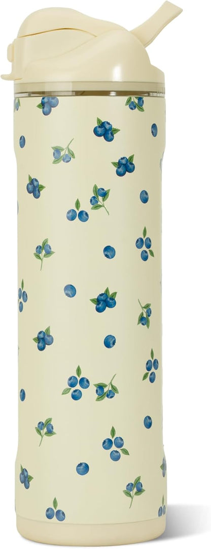 Ease2o 32oz Insulated Water Bottle, Straw & Chug, Sweet Pea