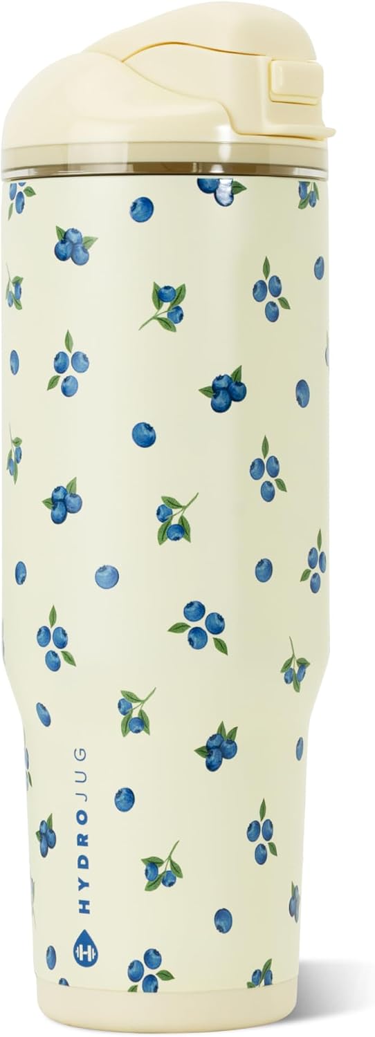 Ease2o 32oz Insulated Water Bottle, Straw & Chug, Sweet Pea
