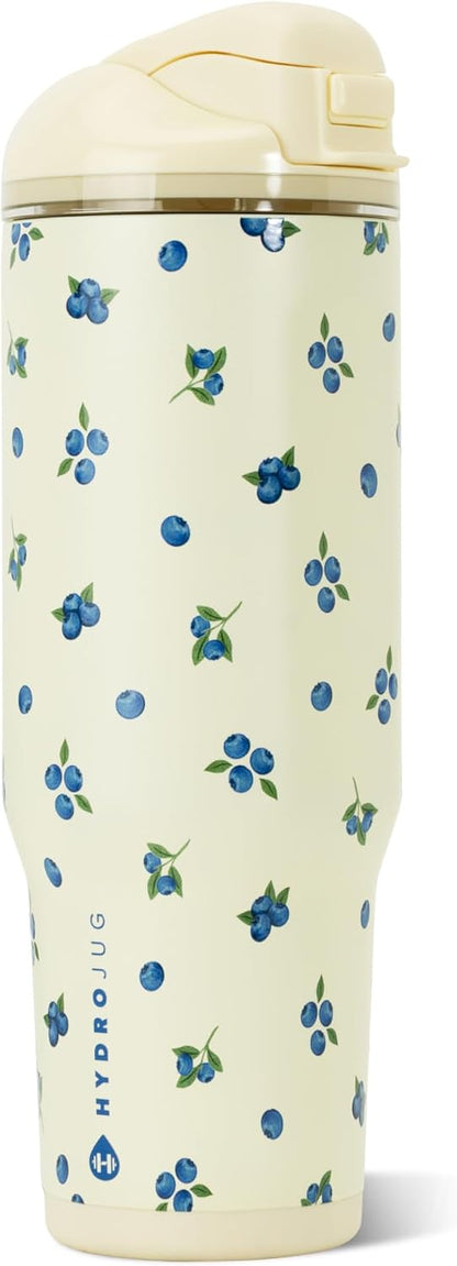 Ease2o 32oz Insulated Water Bottle, Straw & Chug, Sweet Pea