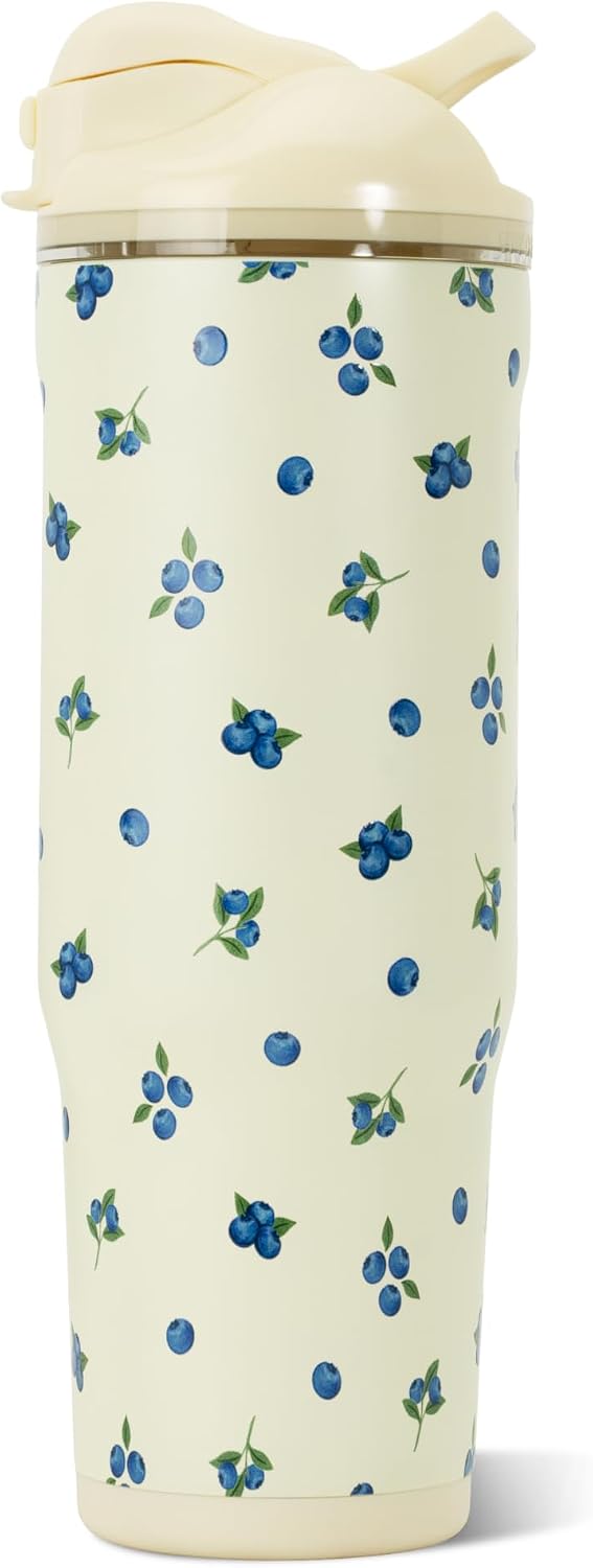 Ease2o 32oz Insulated Water Bottle, Straw & Chug, Sweet Pea