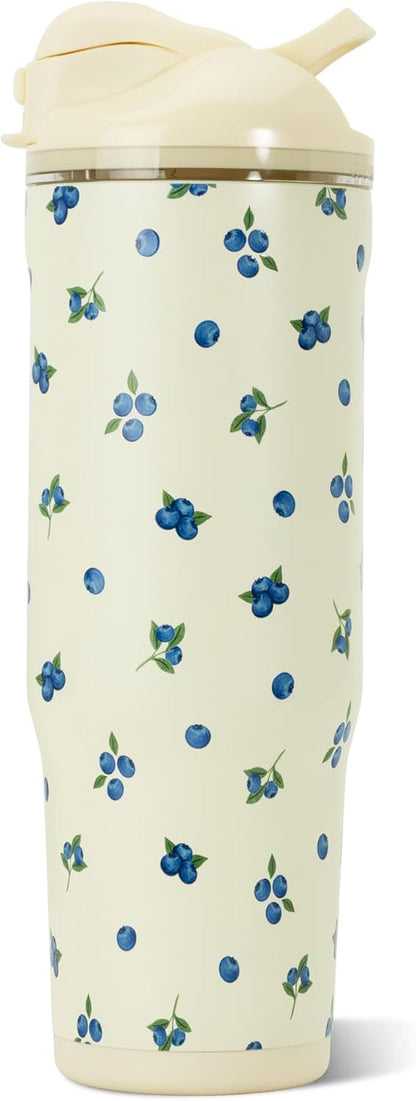 Ease2o 32oz Insulated Water Bottle, Straw & Chug, Sweet Pea