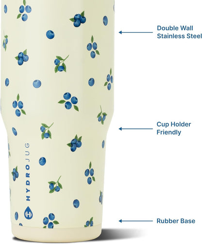 Ease2o 32oz Insulated Water Bottle, Straw & Chug, Sweet Pea