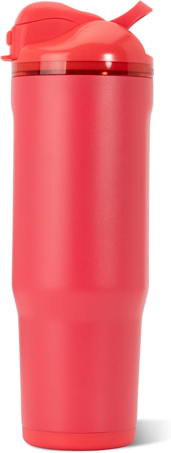 Ease2o 32oz Insulated Water Bottle, Straw & Chug, Sweet Pea