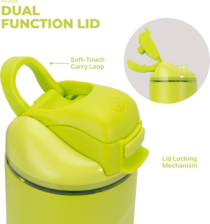 Ease2o 32oz Insulated Water Bottle, Straw & Chug, Sweet Pea