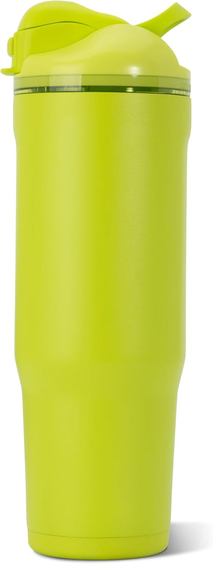 Ease2o 32oz Insulated Water Bottle, Straw & Chug, Sweet Pea