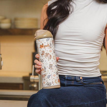 Ease2o 32oz Insulated Water Bottle, Straw & Chug, Sweet Pea