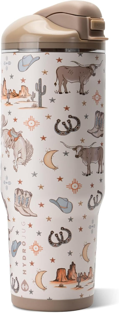 Ease2o 32oz Insulated Water Bottle, Straw & Chug, Sweet Pea