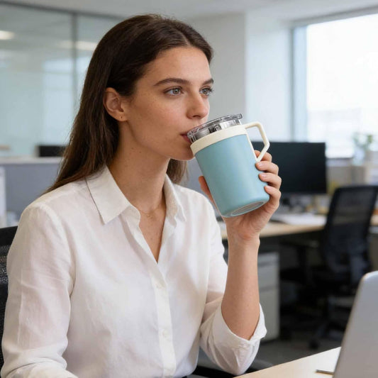 Tea Mugs Double-Walled Stainless Steel Drinkware